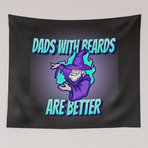 Item preview, DADS WITH BEARDS ARE BETTER designed and sold by Pinu005.