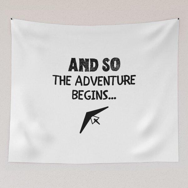 Item preview, Hang gliding: And so the adventure begins designed and sold by TheGreenGoat.