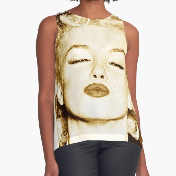 Marilyn Monroe - Golden - D90 Sleeveless Top