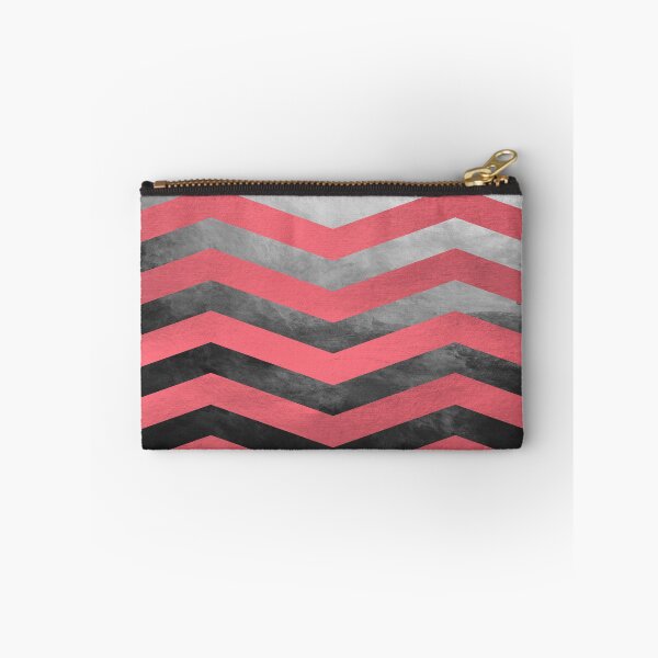Item preview, Coral Chevron on Black Ombre designed and sold by raymondwarenyc.