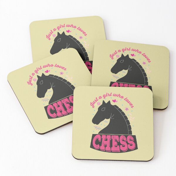 Item preview, Just A Girl Who Loves Chess. Perfect Funny Chess Girls and Lovers Gift Idea, Retro Vintage designed and sold by Van-Tees.
