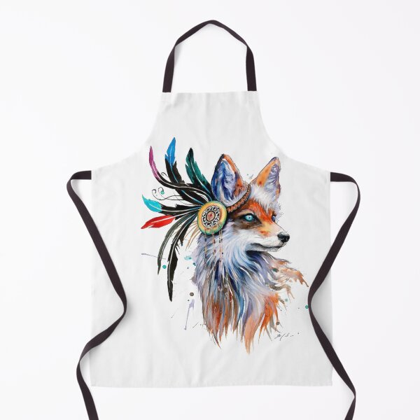 Item preview, Watercolor Boho Fox / Red Fox / Boho / Fox / Feather Boho Fox / Blue Fox Eyes / Sticker / Light designed and sold by AnnaWander.