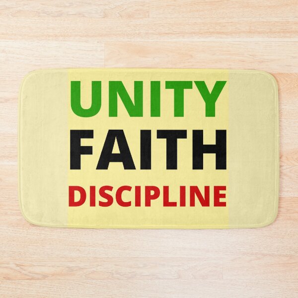 Item preview, UNITY FAITH DISCIPLINE QUAID E AZAM designed and sold by Trendy Design.