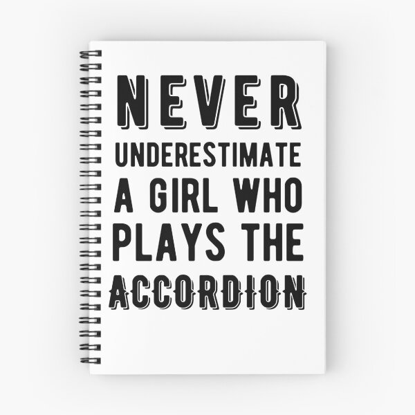 Item preview, Never Underestimate a Girl Who Plays the Accordion designed and sold by SavageMyrtle.