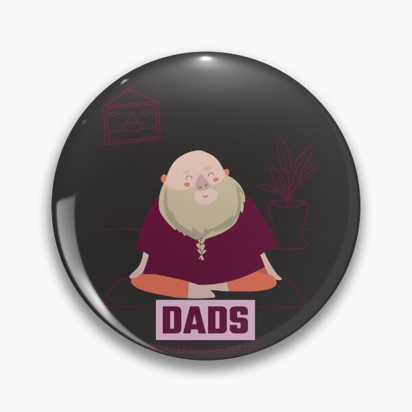 Item preview, DADS WITH BEARDS ARE BETTER designed and sold by Pinu005.