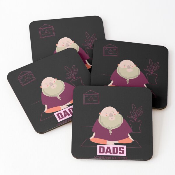 Item preview, DADS WITH BEARDS ARE BETTER designed and sold by Pinu005.