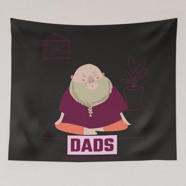 Item preview, DADS WITH BEARDS ARE BETTER designed and sold by Pinu005.