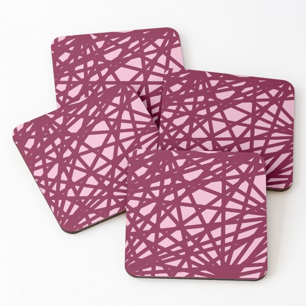 Item preview, Pink webbed lines abstract  designed and sold by Tranquilarrow.