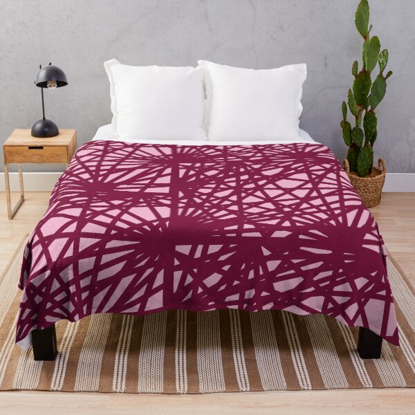 Item preview, Pink webbed lines abstract designed and sold by Tranquilarrow.
