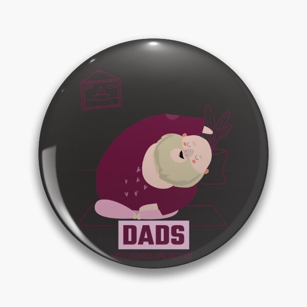 Item preview, DADS WITH BEARDS ARE BETTER designed and sold by Pinu005.