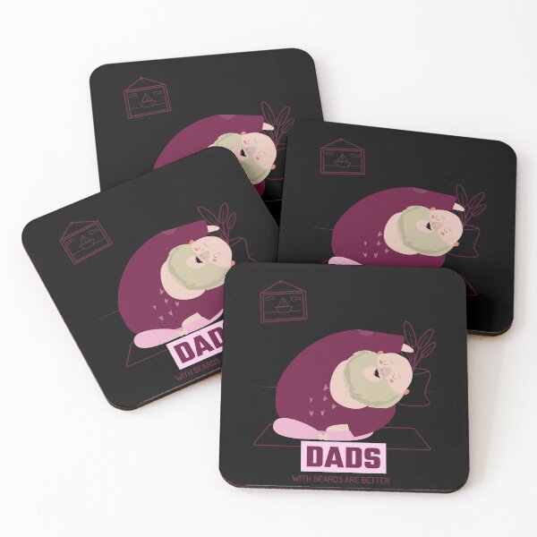 Item preview, DADS WITH BEARDS ARE BETTER designed and sold by Pinu005.