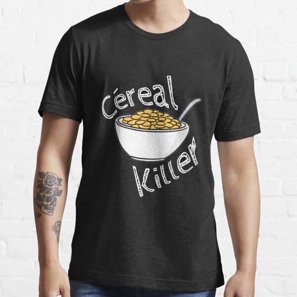 Tee Hunt Cereal Killer Womens Sweatshirt Funny Breakfast Morning Meal Serial Killer