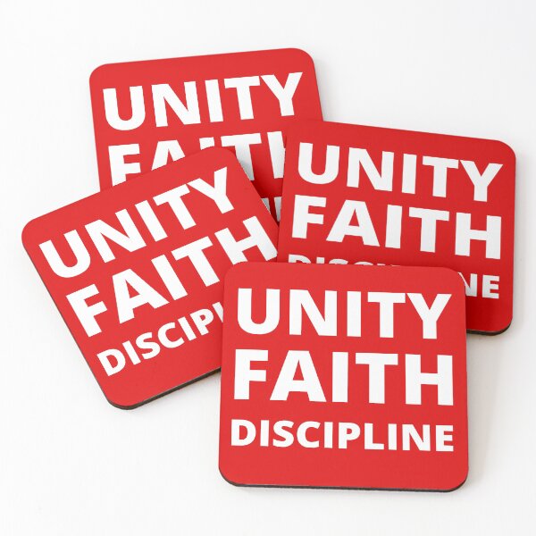 Item preview, UNITY FAITH DISCIPLINE QUAID E AZAM designed and sold by Trendy Design.