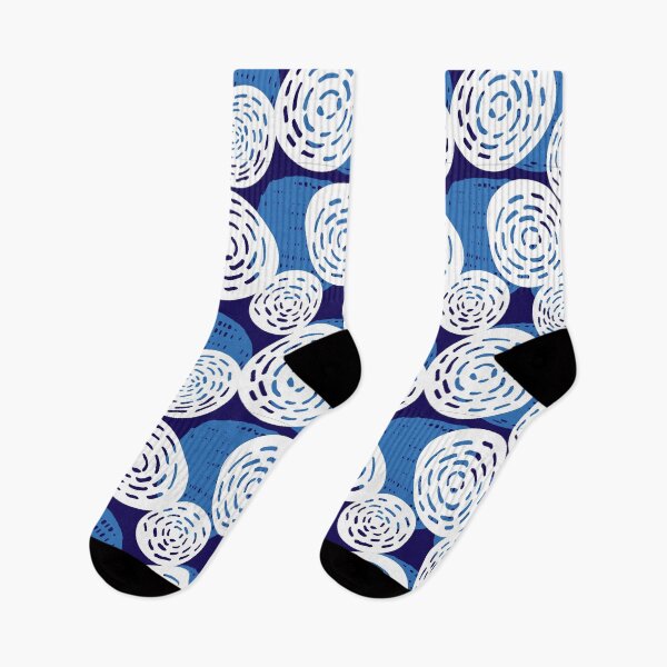 Item preview, blue and white painted circles  designed and sold by jkulling.