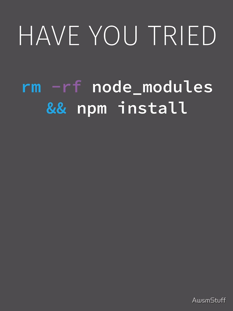 Thumbnail 6 of 6, Premium Oversized Hoodie, Javascript NodeJS Programmer Developer Software Engineer Rm Rf Node_modules Npm Install designed and sold by AwsmStuff.