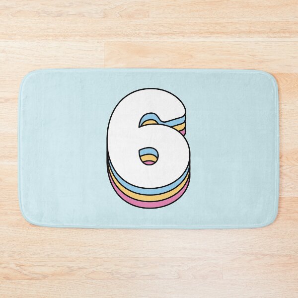 Item preview, Number 6 designed and sold by OkihanaShop.