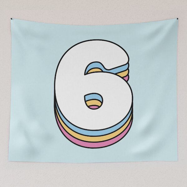 Item preview, Number 6 designed and sold by OkihanaShop.