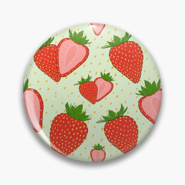Item preview, Sweet Strawberries - Pale Green designed and sold by SemDesigns1.