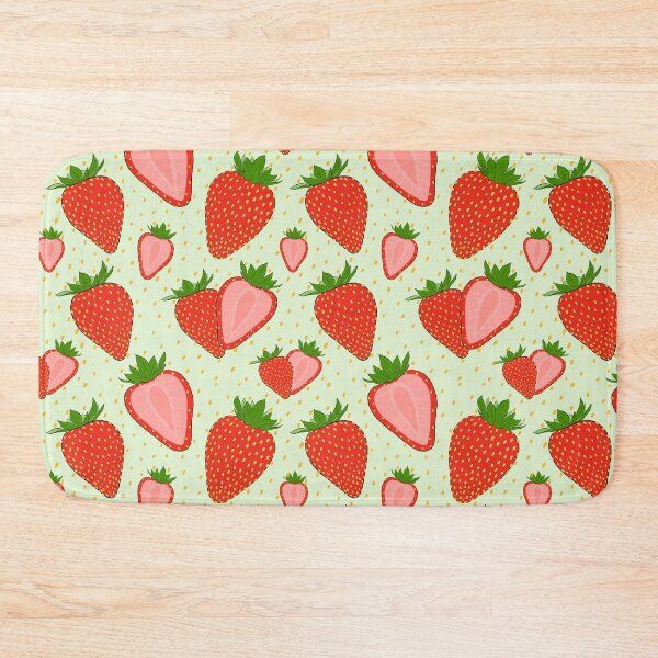 Item preview, Sweet Strawberries - Pale Green designed and sold by SemDesigns1.