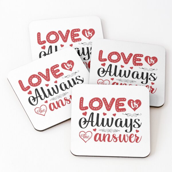 Item preview, love is always answer ,valentine gift idea ,for lovers ,valentine's day gft, designed and sold by yassiny.
