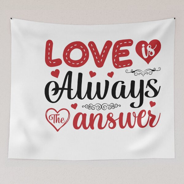 Item preview, love is always answer ,valentine gift idea ,for lovers ,valentine's day gft, designed and sold by yassiny.