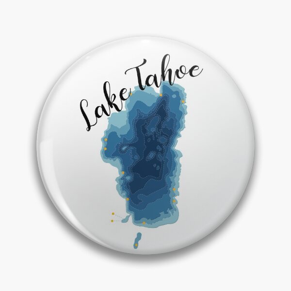 Item preview, Tahoe Map designed and sold by PhantasyAandD.