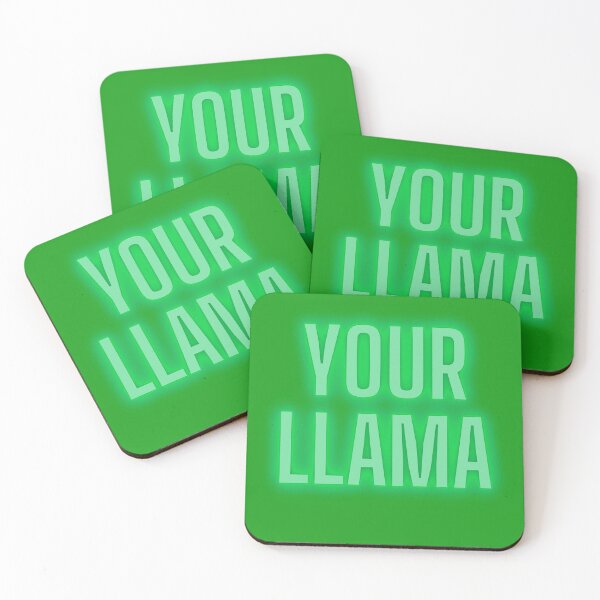 Item preview, Green Your Llama Funny Phrase designed and sold by BrokenUnicorn.