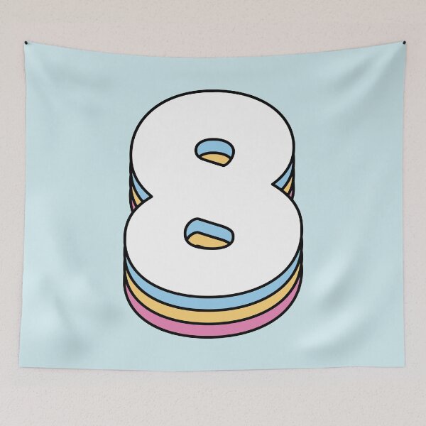 Item preview, Number 8  designed and sold by OkihanaShop.