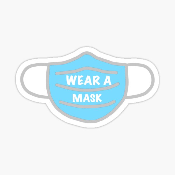 Wear A Mask Sticker