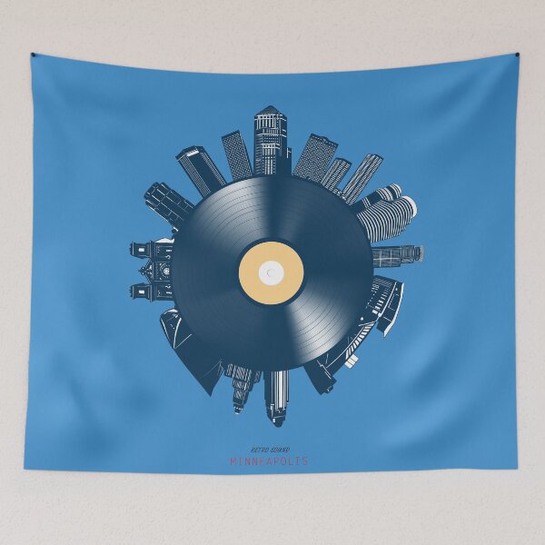 Item preview, minneapolis skyline vinyl designed and sold by BekimART2.