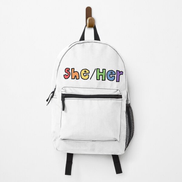Item preview, She/Her Pronouns LGBTQ Pride designed and sold by Furia LGBTQ+ Accessories.