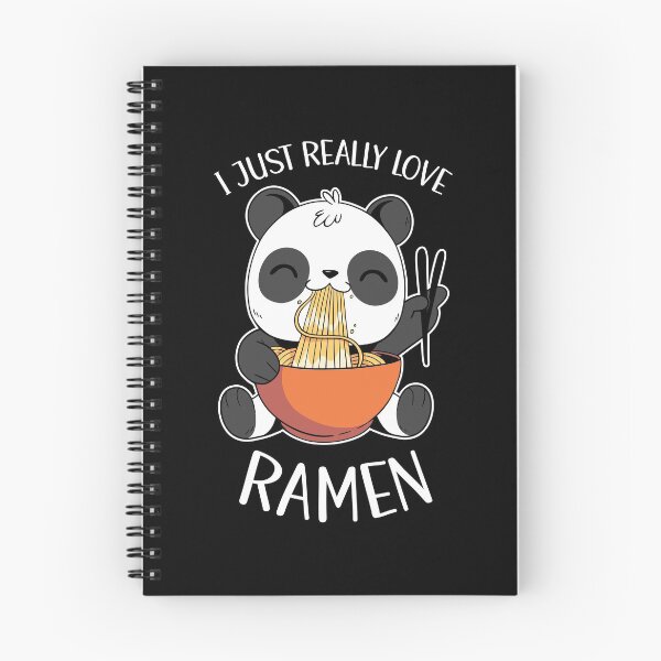 Item preview, I Just Really Love Ramen Cute Panda designed and sold by OnepixArt.
