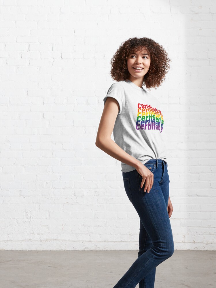 Alternate view of certified gay Classic T-Shirt