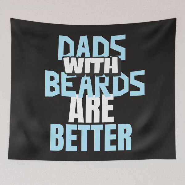 Item preview, DADS WITH BEARDS ARE BETTER designed and sold by Pinu005.