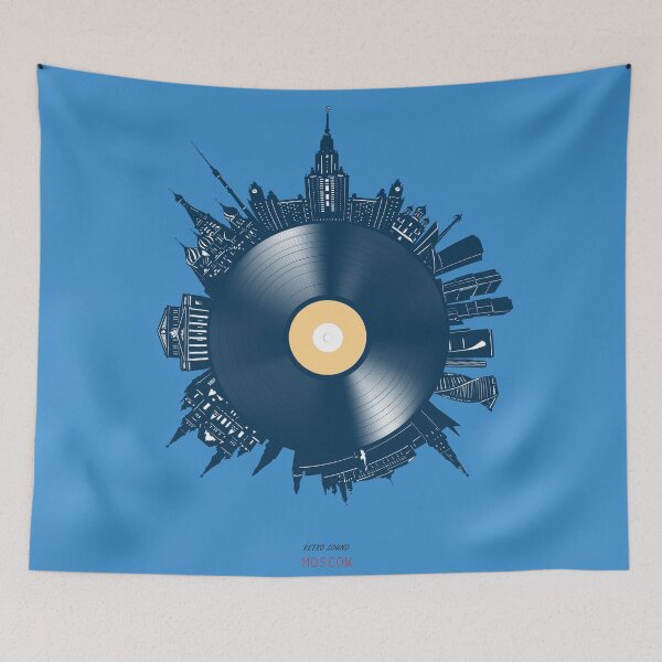 Item preview, moscow skyline vinyl designed and sold by BekimART2.