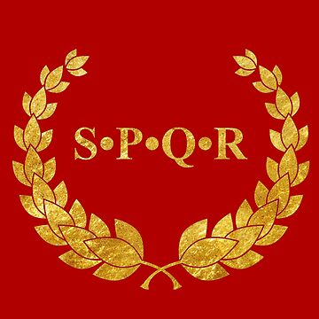 Artwork thumbnail, S•P•Q•R (on red) by DotorEaon