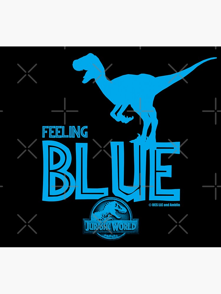 Jurassic World Blue Raptor Family Sticker for Sale by GiftPantheon