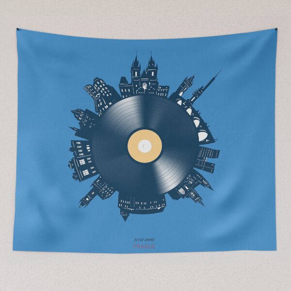 Item preview, prague skyline vinyl designed and sold by BekimART2.