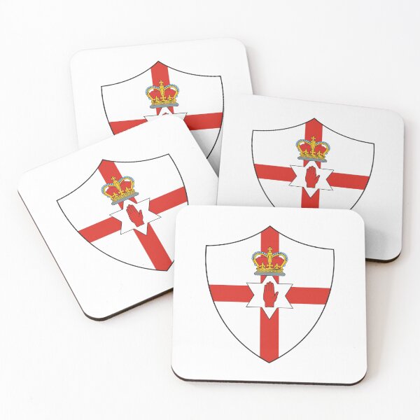 Item preview, Red Hand of Ulster Shield designed and sold by EpicThreadsUK.