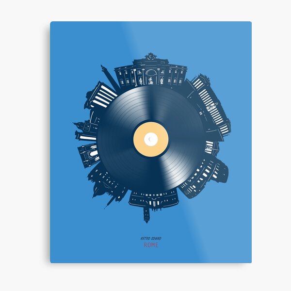 Item preview, rome skyline vinyl designed and sold by BekimART2.