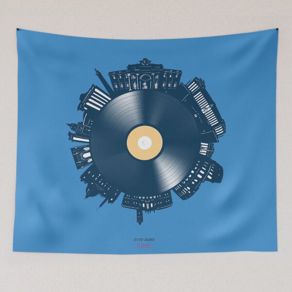 Item preview, rome skyline vinyl designed and sold by BekimART2.