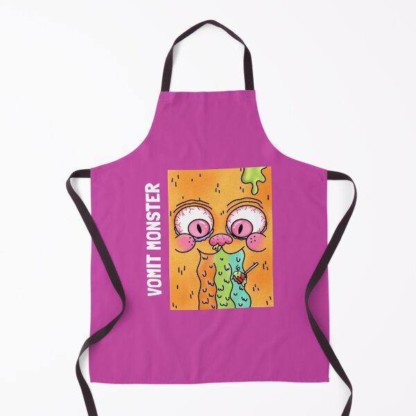 Item preview, Vomit Monster - Funny Gross  designed and sold by ManiaTeec.