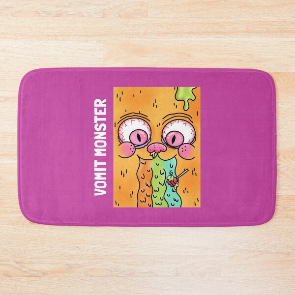 Item preview, Vomit Monster - Funny Gross  designed and sold by ManiaTeec.