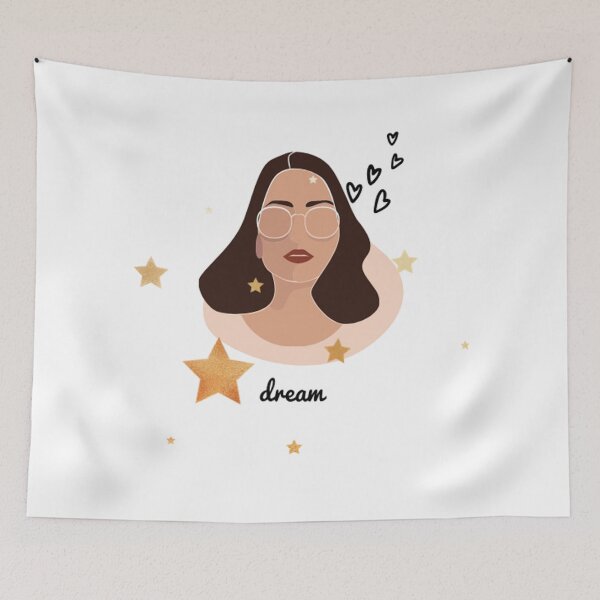 Item preview, aesthetic women dreaming designed and sold by brahfun07.