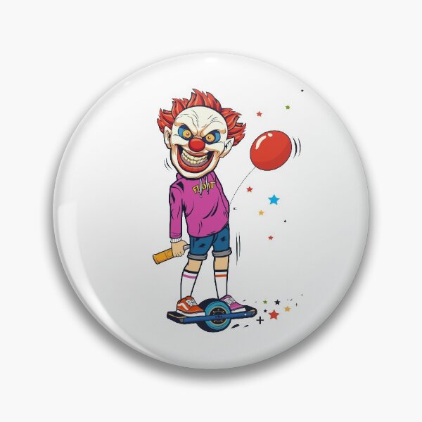 Item preview, Mad Clown Self-balancing Electric One Wheel Rider Gift designed and sold by Domshirts.