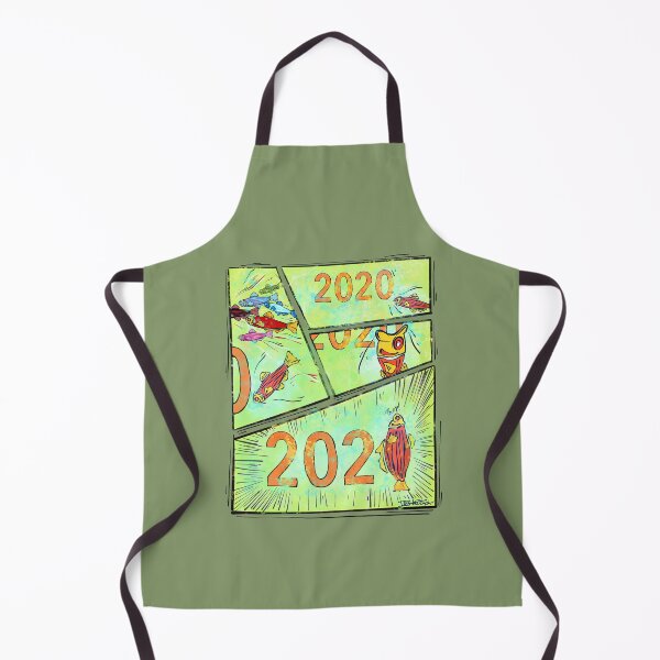 Item preview, Zebrafish to the rescue! Here comes 2021! designed and sold by priyankaoberoi.