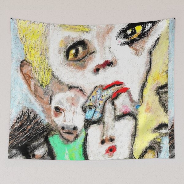 Item preview, The Harlequins and The Mad Cow designed and sold by Art With Impact – Statement Art & Apparel for Deep Thinkers.