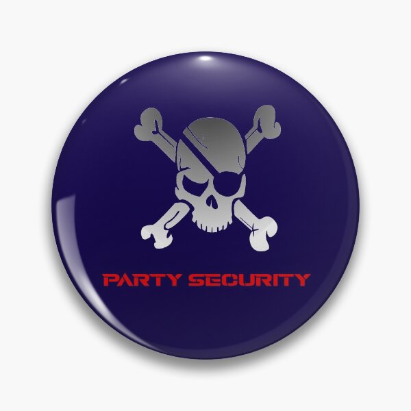 Artikelvorschau, Party Security Skull Designs entworfen und verkauft von SeventhGate.