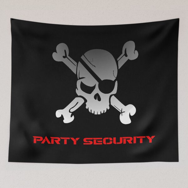 Artikelvorschau, Party Security Skull Designs entworfen und verkauft von SeventhGate.