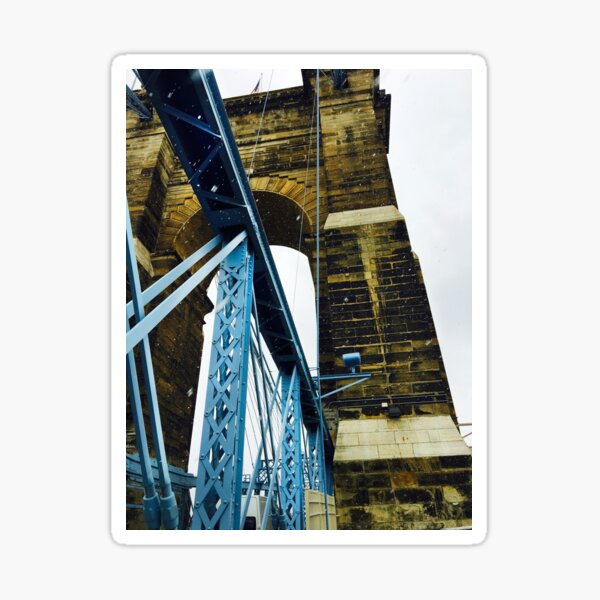 Item preview, Roebling Suspension Bridge, Cincinnati  designed and sold by gracehertlein.